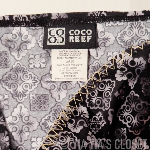 COCO REEF LG Brief-Style Bikini Bottoms Geo Print, Women's Swimwear Separates - Picture 8 of 13